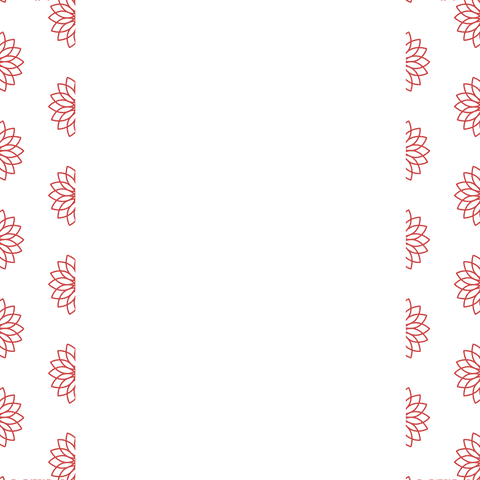 decorative red rosettes pattern on transparent background design - Download Free Stock Videos Pikwizard.com