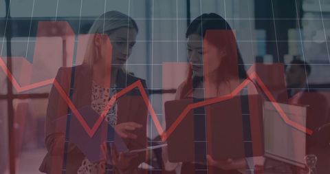 Financial Analysis and Teamwork in Modern Office Environment - Download Free Stock Images Pikwizard.com