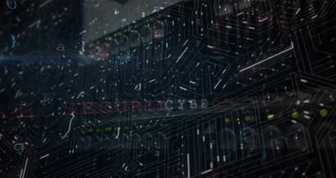 Futuristic Data Processing with Digital Code Interface