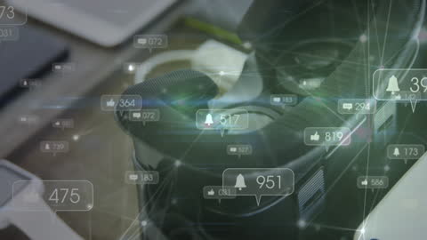 Digital Media Connectivity Around VR Headset