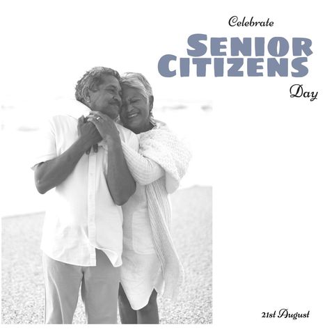 Joyful Senior Couple Embracing at Beach Celebrating Life