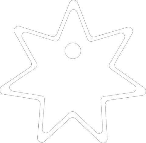 white badge with star shape and copy space on transparent background - Download Free Stock Videos Pikwizard.com