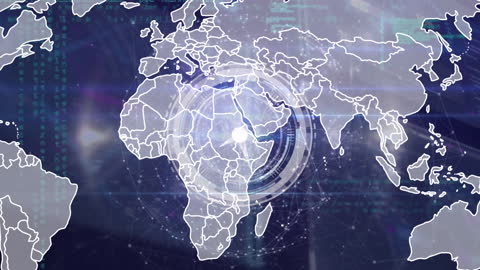 Futuristic Global Network with Clock and Data Processing Overlay