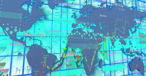 Global Market Analysis with Digital Data Processing Interfaces - Download Free Stock Images Pikwizard.com