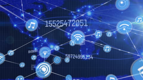 Digital Global Network with Music and Data Streams