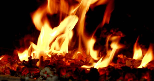 Blacksmith heating metal rod in fire at workshop 4k - Download Free Stock Photos Pikwizard.com
