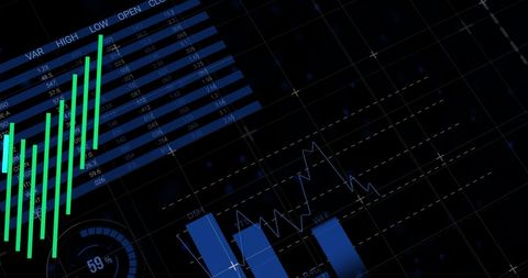 Financial Chart Analysis and Data Visualization Concept - Download Free Stock Images Pikwizard.com