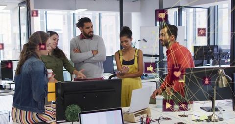 Collaboration and Innovation in Modern Office Workspace