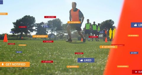 Soccer Training with Digital Engagement Interface on Field
