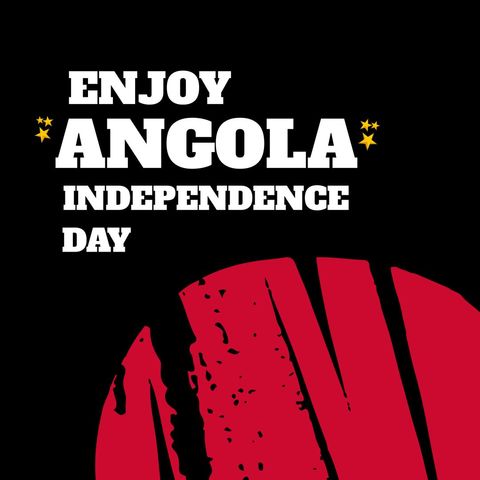 angola independence day celebration graphic design - Download Free Stock Templates Pikwizard.com