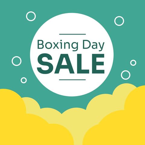 Bright Boxing Day Sale Announcement with Vibrant Design - Download Free Stock Templates Pikwizard.com