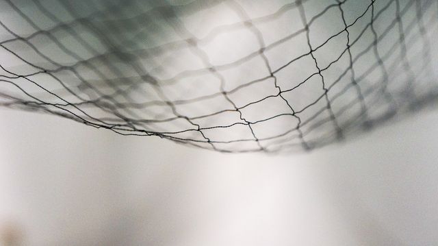 This abstract shot of fine mesh netting with a blurred background is suitable for a variety of design and commercial projects. It can be used in web design, for creating artistic presentations, or as a background in promotional materials for products related to fabric, textiles, or the outdoors.