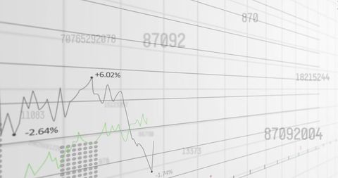 Financial Graph and Data on Digital Interface - Download Free Stock Images Pikwizard.com