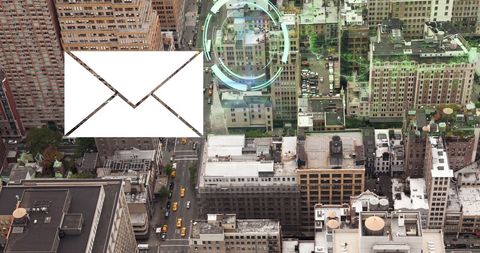 Urban communication surveillance with drone radar and envelope