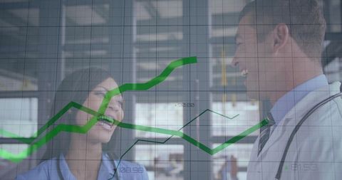 Doctors Collaborating on Hospital Data Overlaid with Interactive Graphs