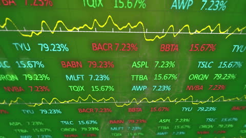 Dynamic Stock Market Graphs with Vibrant Waves