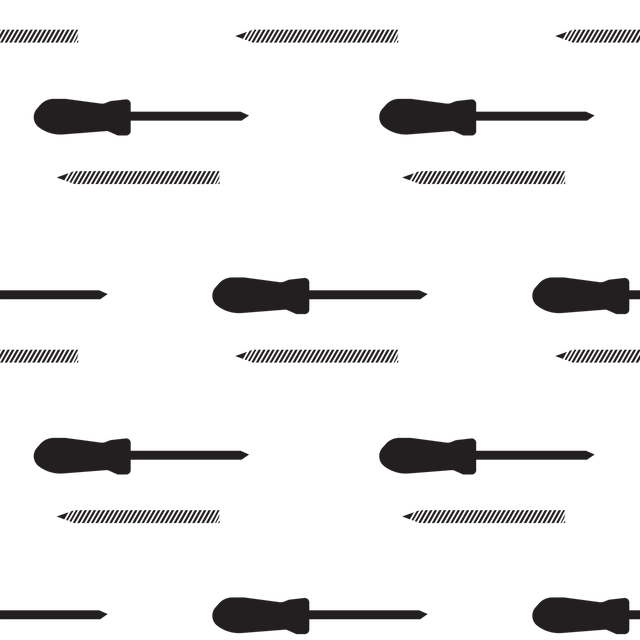 Seamless Black Screwdriver Pattern on Transparent Background - Download Free Stock Videos Pikwizard.com