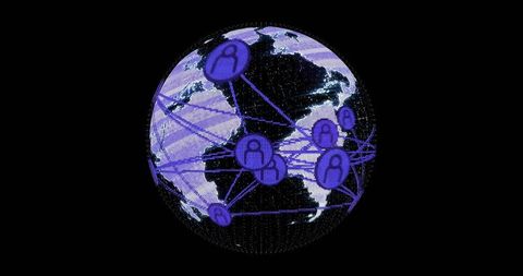 Emerging Digital Communication Trends Globally Connected - Download Free Stock Images Pikwizard.com