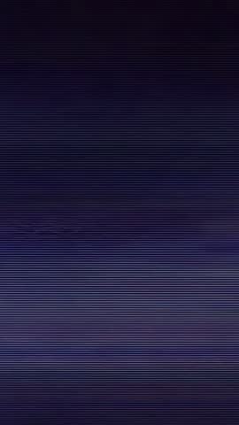 Vertical video showing retro TV static with faint scanlines, grainy digital noise and glitch