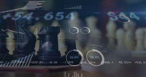 Financial Strategy and Data Analysis Illustrated With Chess Pieces