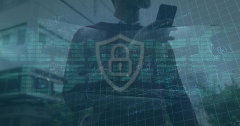 Digital Security Technology Overlaying Smartphone User