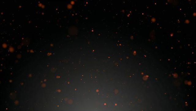 Glowing Floating Particles in Atmospheric Space