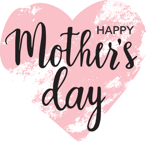 Happy Mother's Day Text with Transparent Pink Heart - Download Free Stock Videos Pikwizard.com