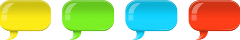 Colorful Glossy Speech Bubbles with Transparent Background - Download Free Stock Videos Pikwizard.com