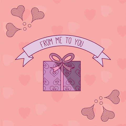 Transparent Background with Gift and Romance Hearts Illustration - Download Free Stock Videos Pikwizard.com