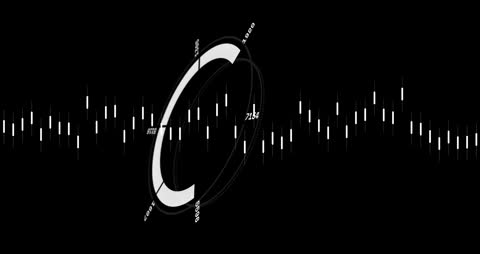 Digital Security Interface Showing Data Encryption Symbols