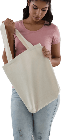 Woman Holding Reusable Transparent Tote Bag on White Background - Download Free Stock Videos Pikwizard.com