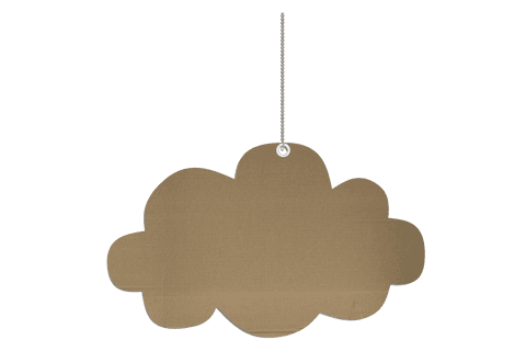 Cardboard Cloud with String on Transparent Background - Download Free Stock Videos Pikwizard.com