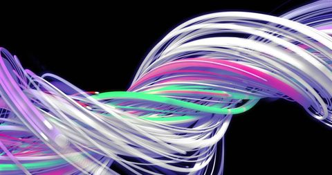 Colorful Light Trails on Dark Abstract Background - Download Free Stock Images Pikwizard.com
