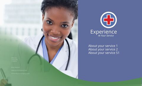 healthcare services promotion featuring medical professional - Download Free Stock Templates Pikwizard.com