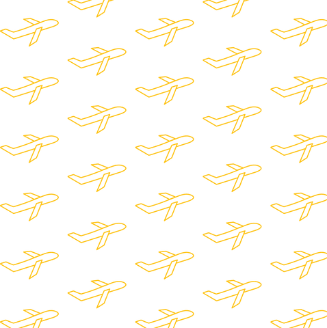 transparent illustration of yellow planes in repetitive pattern - Download Free Stock Videos Pikwizard.com