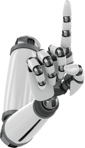 transparent robot arm with extended index finger - Download Free Stock Videos Pikwizard.com