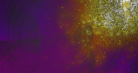 Dynamic Granular Texture with Vibrant Purple Yellow Gradient