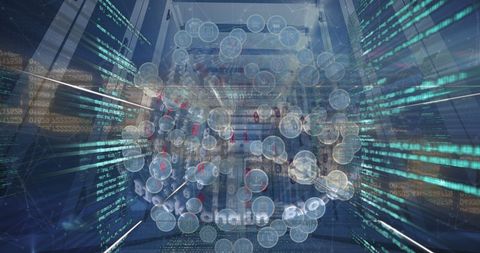 digital security globe in data center environment - Download Free Stock Images Pikwizard.com