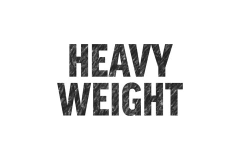 Heavy weight bold text on transparent background png