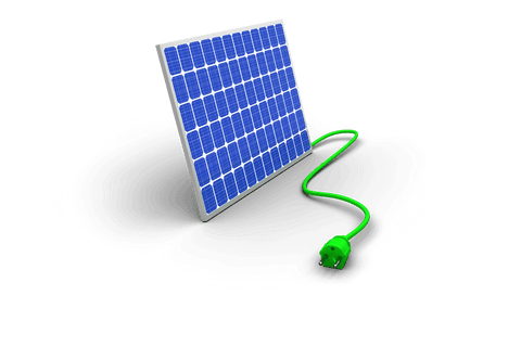 Transparent 3D Solar Panel with Green Cable for Sustainability Concept - Download Free Stock Videos Pikwizard.com