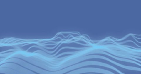 Futuristic Digital Waves on Blue Background - Download Free Stock Images Pikwizard.com