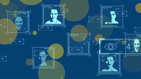 Digital Data Streaming with Transparent Faces and Iconography