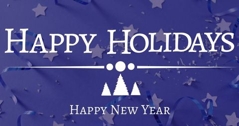 Festive happy holidays and new year celebration background