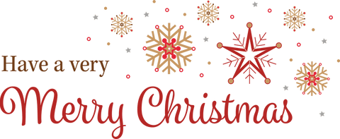 Transparent Merry Christmas Greeting with Snowflakes and Stars - Download Free Stock Videos Pikwizard.com