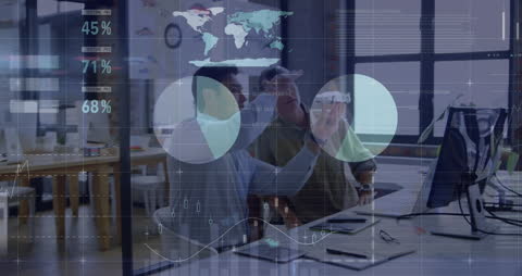 Dynamic Financial Data Visualizations in Modern Office Environment