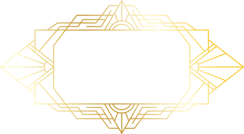 Golden Art Deco Geometric Frame on Transparent Background - Download Free Stock Videos Pikwizard.com