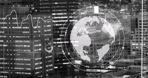 Global Digital Economy Concept in Urban Network