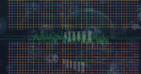 Digital Finance Data Overlay with Dynamic Graphs - Download Free Stock Images Pikwizard.com
