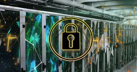 Secure Data Encryption Center with Global Connectivity - Download Free Stock Images Pikwizard.com