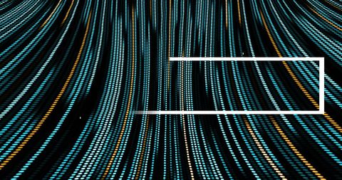 Futuristic digital interface with dynamic dot patterns